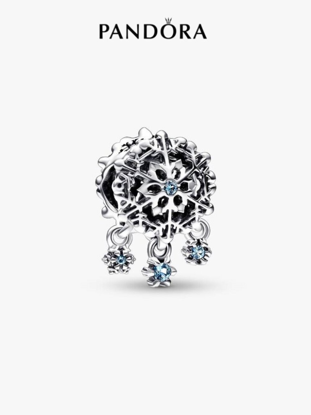 Pandora Icy Snowflake Drop Charm